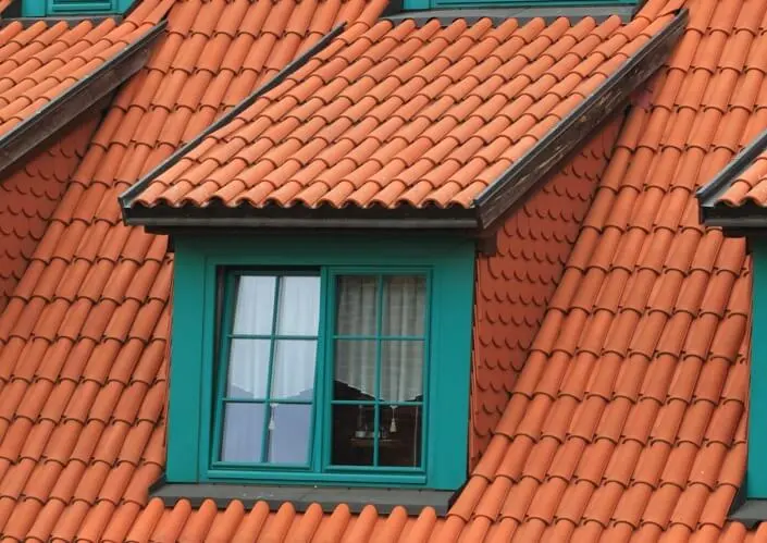 Roofing work on a residential property